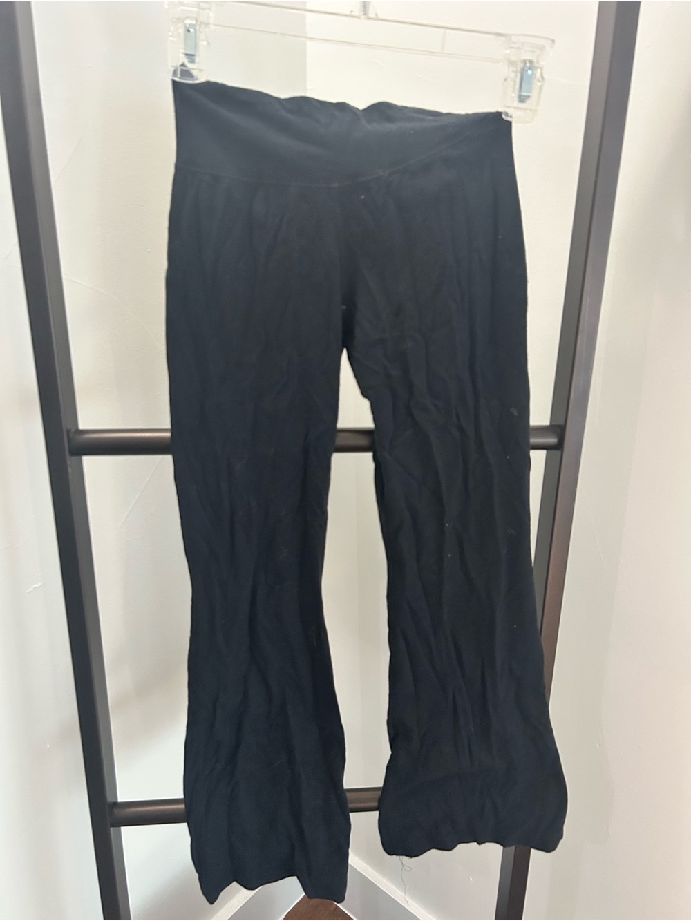 abercrombie kids Black & Light Pink Waistband Pants
